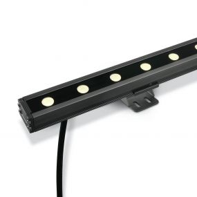 ONE Light LED Wall Washers - verstraler - 50 x 6 x 3,1 cm - 12 x 1W dimbare LED incl. - IP66 - grijs - witte lichtkleur