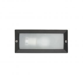 Faro Liso - inbouw wandverlichting - 23,3 x 7,7 x 10 cm - IP54 - mat zwart