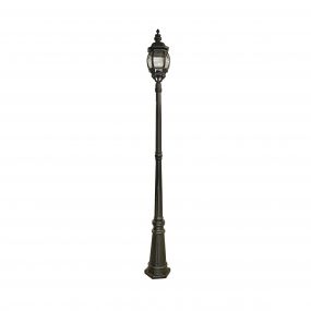 Searchlight Bel Aire - lantaarnpalen - Ø 16 x 220,5 cm - IP23 - zwart
