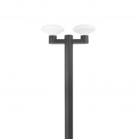 Faro Blub's – lantaarnpaal - 60 x 18,4 x 214 cm - IP44 - donkergrijs