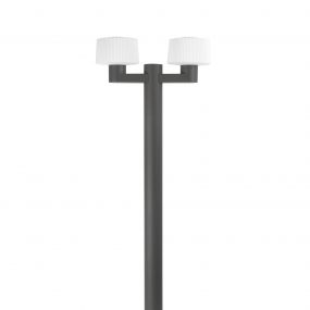 Faro Muffin – lantaarnpaal - 57 x 18,4 x 211,5 cm - IP44 - donkergrijs