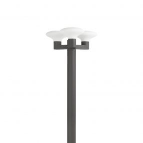 Faro Blub's – lantaarnpaal - 54 x 18,4 x 214 cm - IP44 - donkergrijs