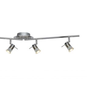 Searchlight Aries – plafondverlichting - 90 x 12 x 16 cm - 4 x 5W LED incl. - IP44 - chroom