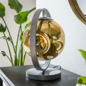 Vico Stellar - tafellamp - Ø 35 x 30 cm - oud zilver