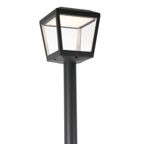 Faro Plaza – lantaarnpaal - Ø 24 x 219 cm - 24W LED incl. - IP54 - donkergrijs