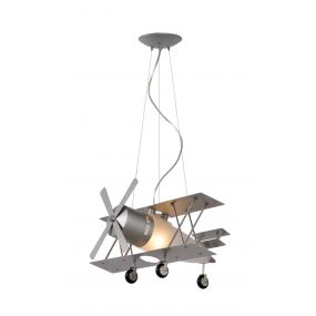 Lucide Focker - hanglamp - 50 x 43 x 100 cm - grijs