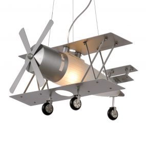 Lucide Focker - hanglamp - 50 x 43 x 100 cm - grijs