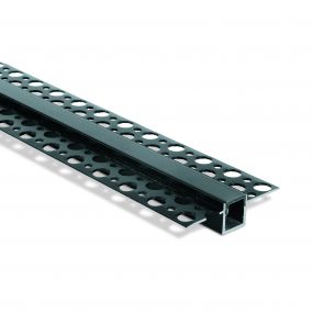 ONE Light Black Profiles Series - LED profiel - 5,3 x 1,5 cm - 200 cm lengte - zwart