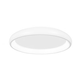 Nova Luce Albi - plafondverlichting - Ø 41 x 8,5 cm - 32W LED incl. - wit