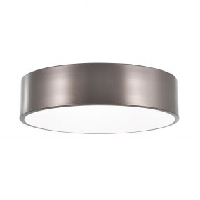 Nova Luce Finezza - plafondverlichting - Ø 45 x 11 cm - donkergrijs (stockopruiming!)
