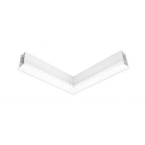 Nova Luce Uma - lineair verlichtingsprofiel - 34,5 x 3,8 x 7 cm - 20W LED incl. - wit