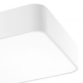 Nova Luce Ragu - plafondverlichting - 36 x 36 x 10 cm - wit