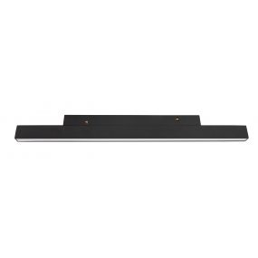 Nova Luce Ultra Slim - rail armatuur - 30 x 3,4 cm - 15W LED incl. - witte lichtkleur - zwart
