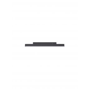 Nova Luce Ultra Slim - rail armatuur - 30 x 3,4 x 1,1 cm - 15W LED incl. - warm witte lichtkleur - zwart