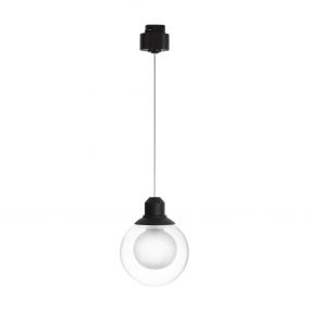Nova Luce Karma - hanglamp voor magnetisch profielsysteem - Ø 10 x 80 cm - 5W LED incl. - zwart