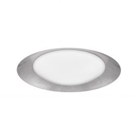 Nova Luce Zano - plafondverlichting - Ø 50 x 10 cm - 28W dimbare LED incl. - zilver en wit