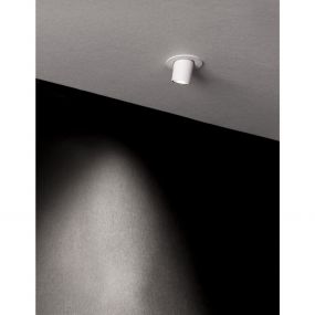 Nova Luce Desert - spot - Ø 5,2 x 6,8 cm - 3W LED incl. - wit