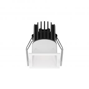 Nova Luce Bree - inbouwspot - 56 x 56 mm, 50 x 50 mm inbouwmaat - 7W LED incl. - IP32 - wit