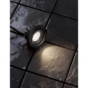 Nova Luce Blade - inbouwspot - Ø 90 mm, Ø 80 mm inbouwmaat - 12W LED incl. - IP65 - zwart