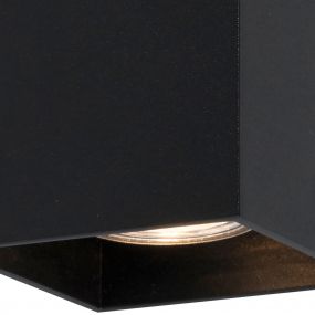 Zuma Line Sandy WL Square Next - wandverlichting - 8 x 10 x 14 cm - zwart