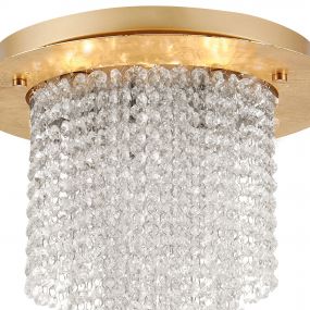 Nova Luce Fontana - plafondverlichting - Ø 40 x 32 cm - goud