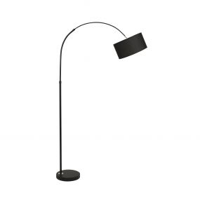 Nova Luce Sama - staanlamp - 90 x 180 cm - zwart