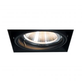 Zuma Line Oneon DL 111-1 - inbouwspot 1L -  156 x 156 mm, 157 x 157 mm inbouwmaat  - zwart