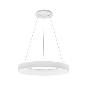 Nova Luce Rando Smart - hanglamp - Ø 60 x 120 cm - 50W dimbare LED incl. - Tuya - zandwit