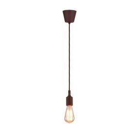 Elmark Sailor - hanglamp 1L - Ø 5 x 8 cm - bruin
