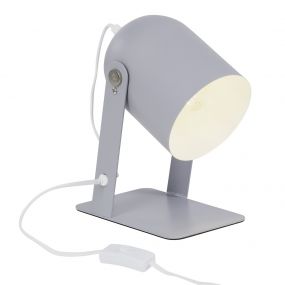 Brilliant Yan - tafellamp - 29 cm - grijs