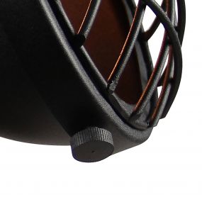 Brilliant Mila - tafellamp - 21 cm - zwart korund