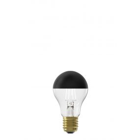Calex LED volglas filament globelamp - Ø 6 x 10,5 cm - E27 - 4W dimbaar - 1800K - zwart