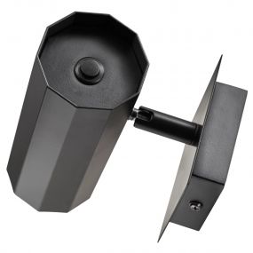 Nordlux Alanis - wandlamp - 8,6 x 8,6 x 15 cm - zwart 