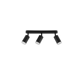 Nova Luce Mao - opbouwspot 3L - 5,5 x 16,5 x 38 cm - IP44 - zandzwart
