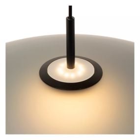 Lucide Menga - hanglamp - Ø 60 x 150 cm - 18,6W dimbare LED incl. - gerookt