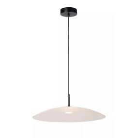 Lucide Menga - hanglamp - Ø 60 x 150 cm - 18,6W dimbare LED incl. - opaal