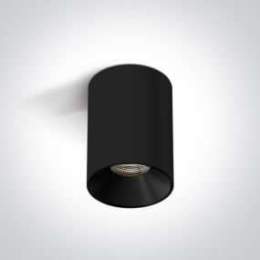 ONE Light Wall & Ceiling LED - opbouwspot 1L - Ø 6 x 8 cm - 7W LED incl. - zwart