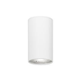 Nova Luce Gener - opbouwspot - Ø 5,6 x 10 cm - zandwit