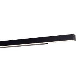 Maxlight Linear - wandverlichting - 113 x 10 x 4,5 cm - 36W LED incl. - IP44 - zwart