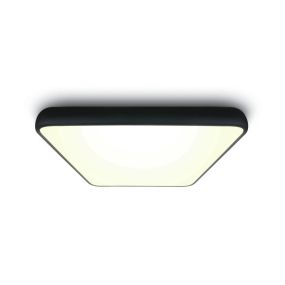 ONE Light LED Slim Line Plafo - plafondverlichting - 64 x 64 x 9 cm - 62W LED incl. - zwart
