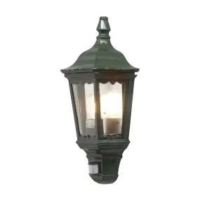 Konstsmide Firenze – buiten wandlamp met sensor – 25 x 16 x 49,5 cm – IP43 – groen