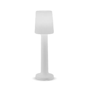 New Garden Carmen 110 - oplaadbare vloerlamp met zonnepaneel - Ø 31 x 110 cm - 12W dimbare LED incl. - IP54 - wit