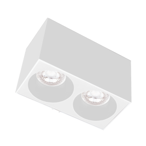 Century Italia Essenza Cube - opbouwspot 2L - 16 x 8 x 9,8 cm - wit