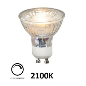 Searchlight LED-spot - Ø 5 x 5 cm - GU10 - 3W dimbaar - 2100K