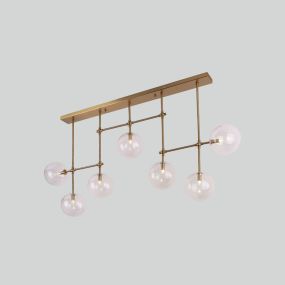 Maxlight Lollipop - hanglamp - 140 x 75 cm - messing