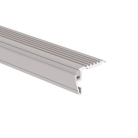 Klus Steko-plus - ledprofiel voor trapranden - 2,64 x 4,06 cm - geanodiseerd zilver