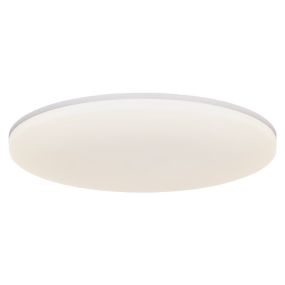 Nordlux Vic - plafondlamp - Ø 35 x 4 cm - 32W LED incl. - IP21 - wit - witte lichtkleur (4000K)
