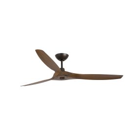 Faro Morea - plafondventilator met afstandsbediening met timer - Ø 152 cm - donker bruin