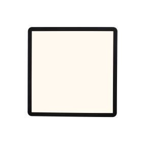 Nordlux Oja - badkamer plafondverlichting - 29,4 x 29,4 x 2,3 cm - 3 stappen Moodmaker SceneSelect functie - 14,5W LED incl. - IP54 - zwart