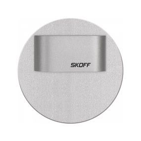 Skoff Rueda Mini Short LED - inbouw wandverlichting - 60 x 60 mm - 0,4W LED incl. - 10Vdc - inox - 4000K
